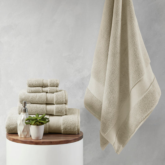 Luxurious 6 Piece Cotton Towel Set with 1000gsm