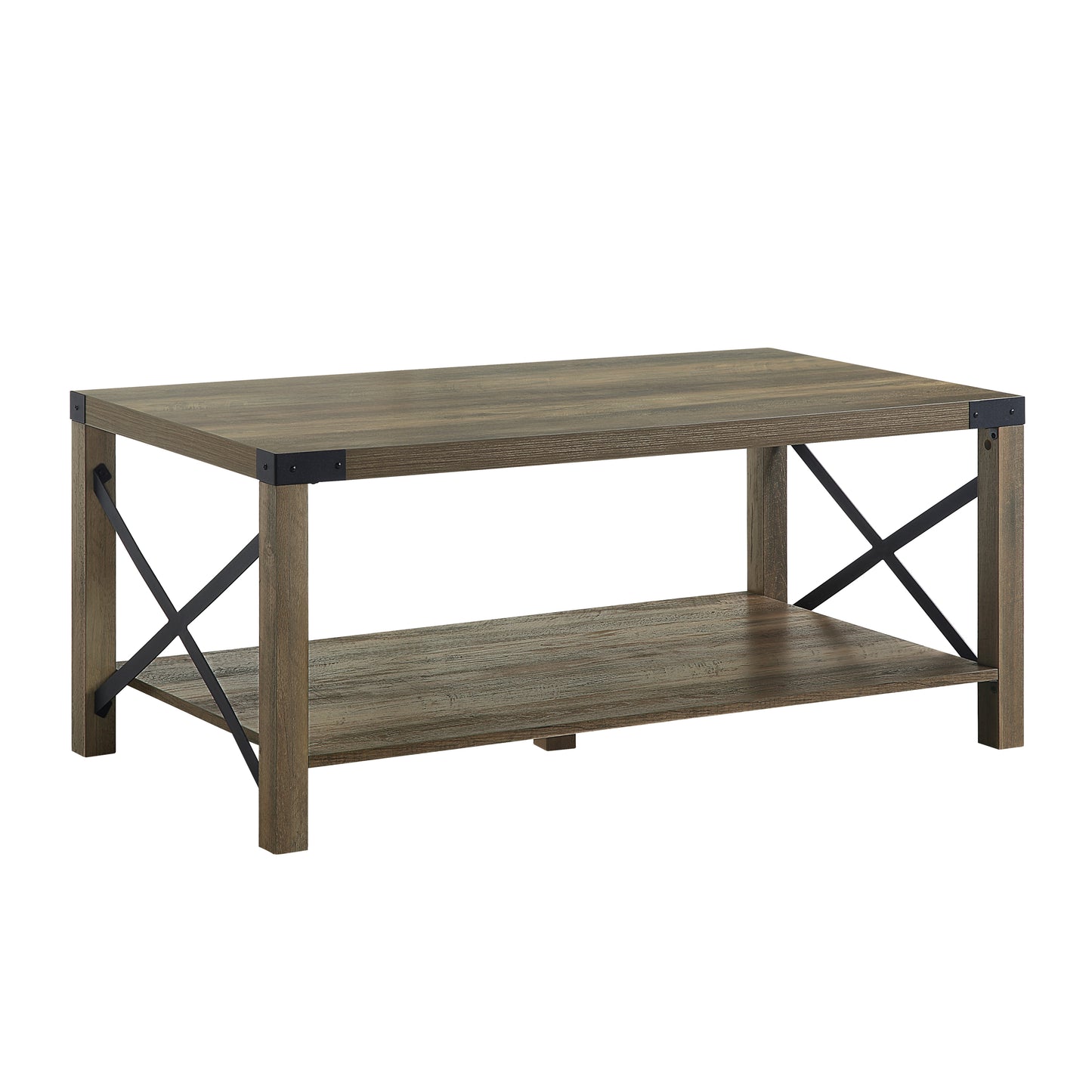 Abiram Rustic Oak Coffee Table LV01001