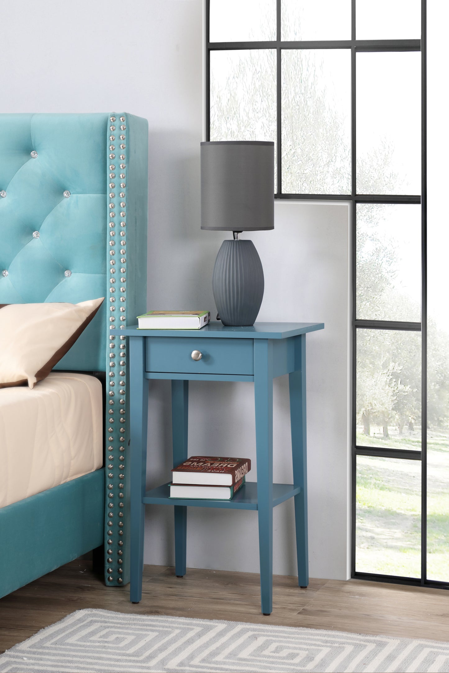 Dalton G050-N Nightstand , Teal