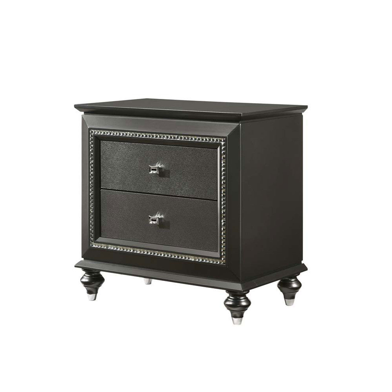 Kaitlyn Nightstand, Metallic Gray 27283