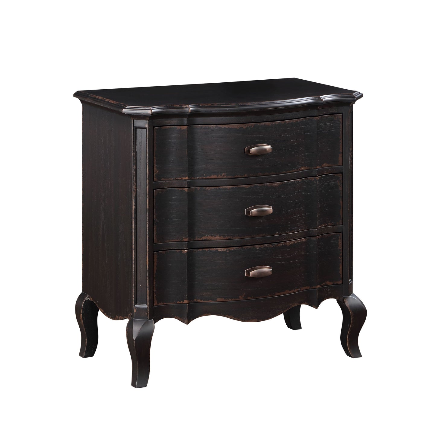 Chelmsford Nightstand, Black Antique Finish BD02297