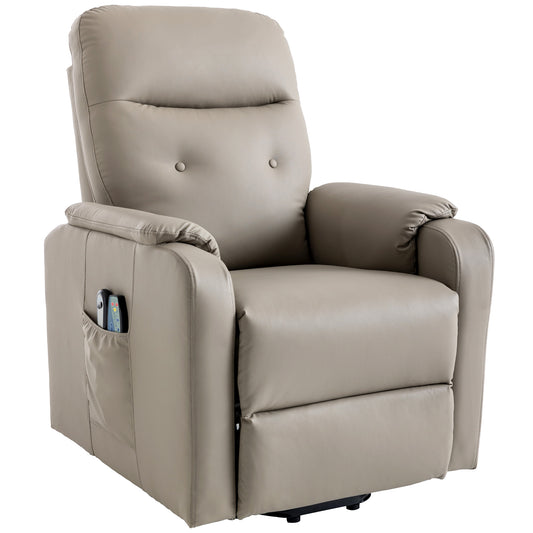 Electric Power Lift Massage Recliner Chair with Heating, Side Pocket, and Comfortable Design