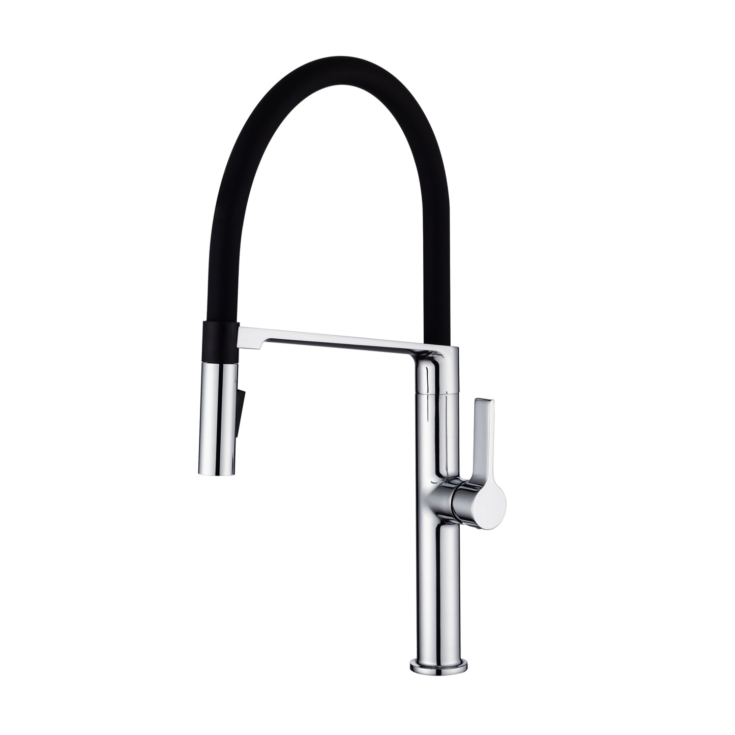 Pull-Down Kitchen Faucet with Two Functional Sprayer, Commercial Single Handle Single Lever Kitchen Sink Faucet with Magnetic Docking Spray Head, Quick Easy Installed Water Faucet