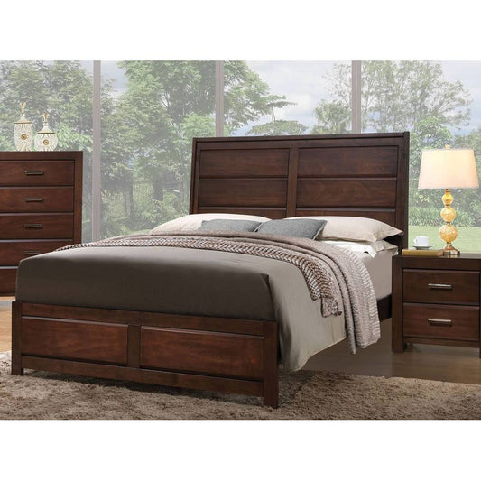 Oberreit Queen Bed in Walnut 25790Q