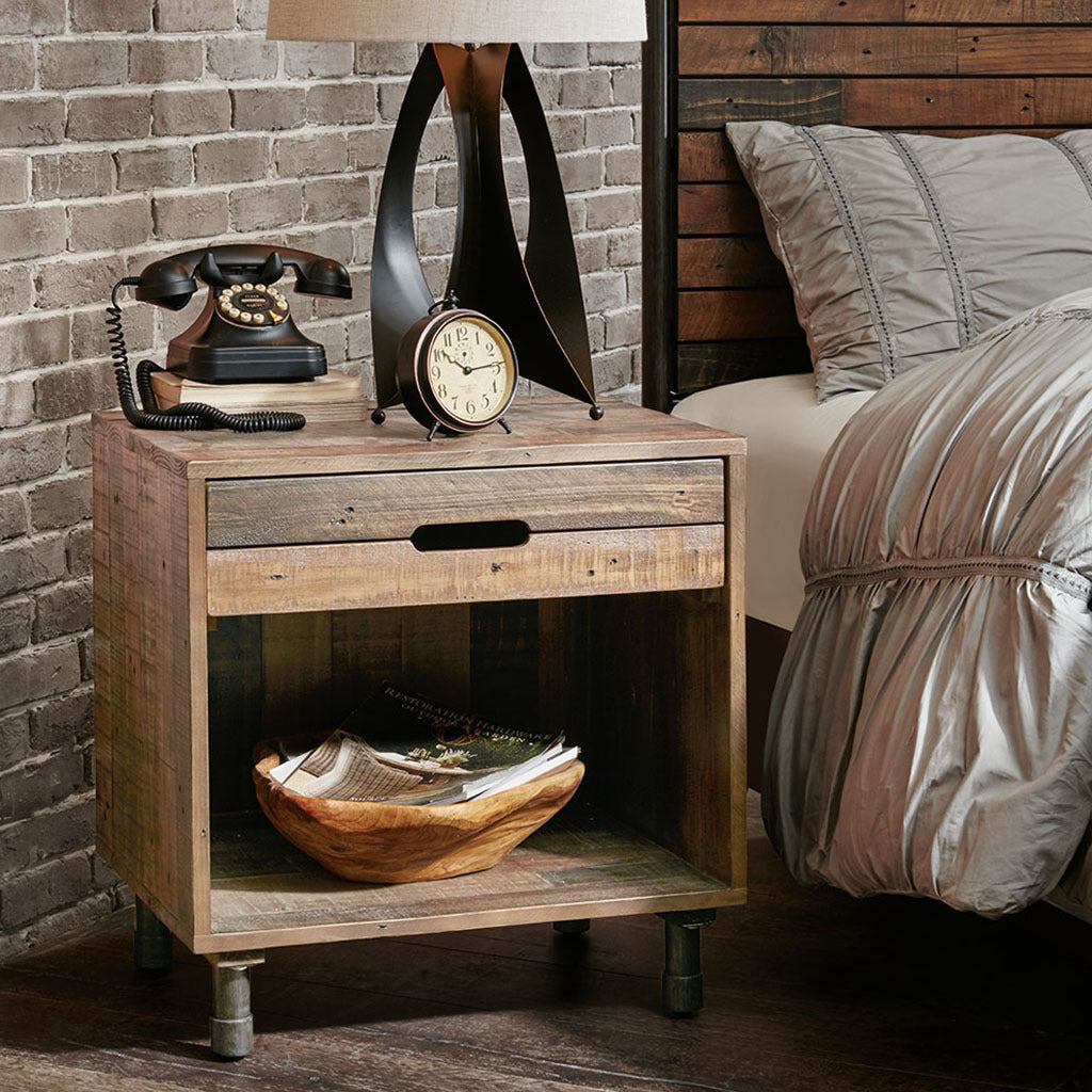 Solid Wood Nightstand