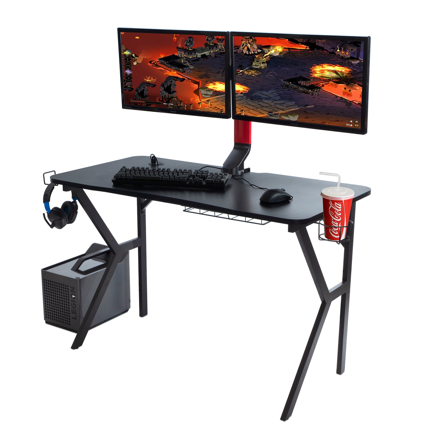 Atlantic Gaming Spectrum Desk - Stylish Gaming Desk with Spacious Surface