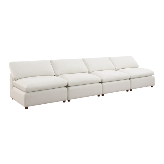 Customizable White Modern Sectional Sofa Set