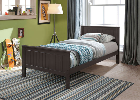 Bungalow Twin Bed, Chocolate Finish BD00494