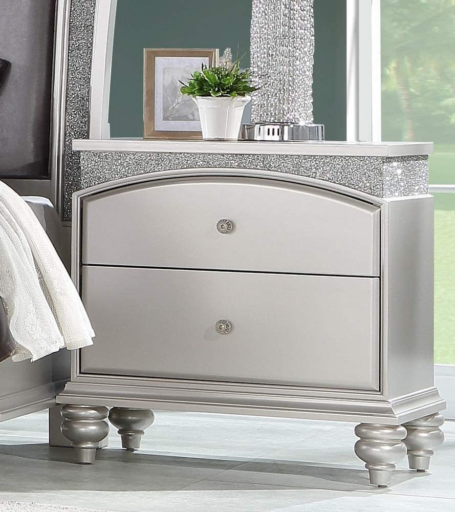 Maverick Nightstand, Platinum 21803