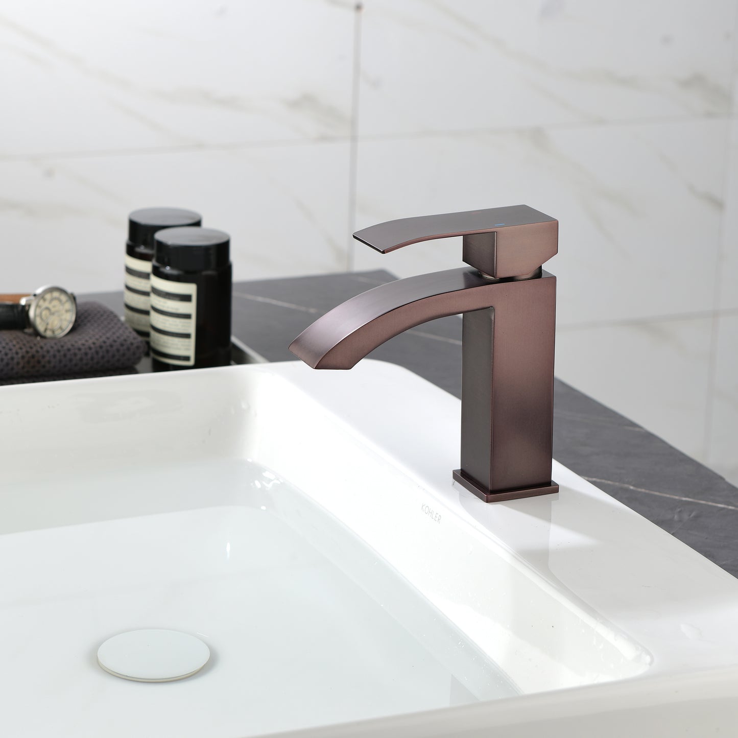 Elegant Brass Bathroom Sink Faucet