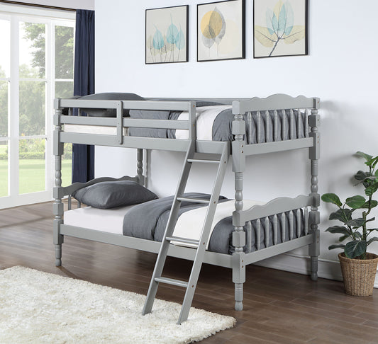 Homestead Gray Convertible Twin Bunk Bed BD00864