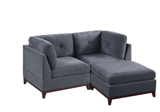 ASH 3-Piece Modular Set with Chenille Upholstery