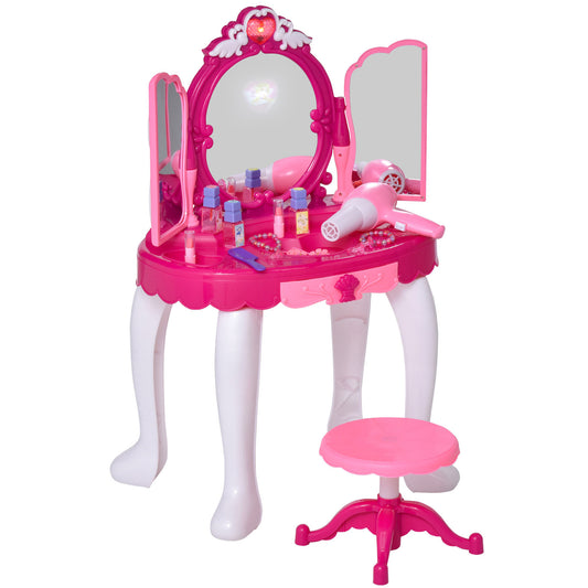 Magical Princess Vanity Set with Infrared Remote Control and Fashion Accessories