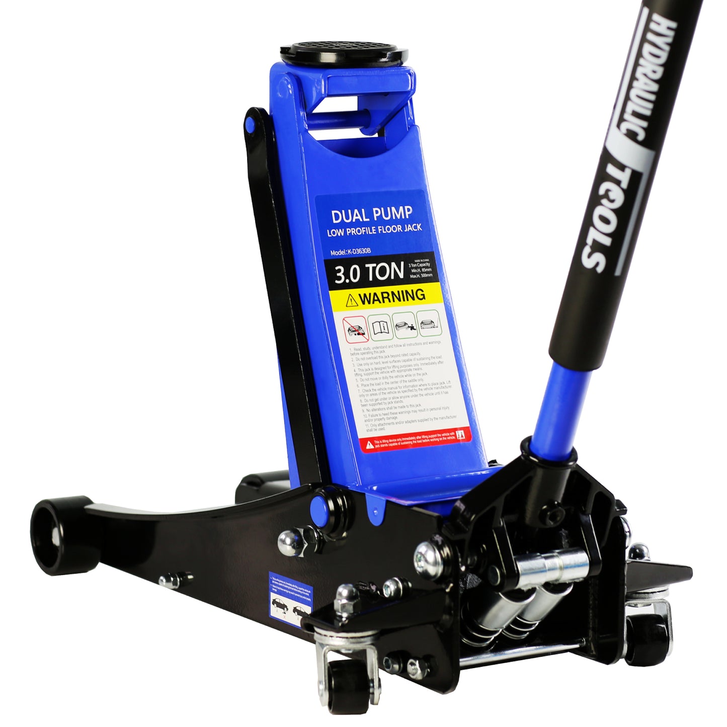 Ultra-Low Hydraulic Car Jack with Dual Piston Quick Lift Pump