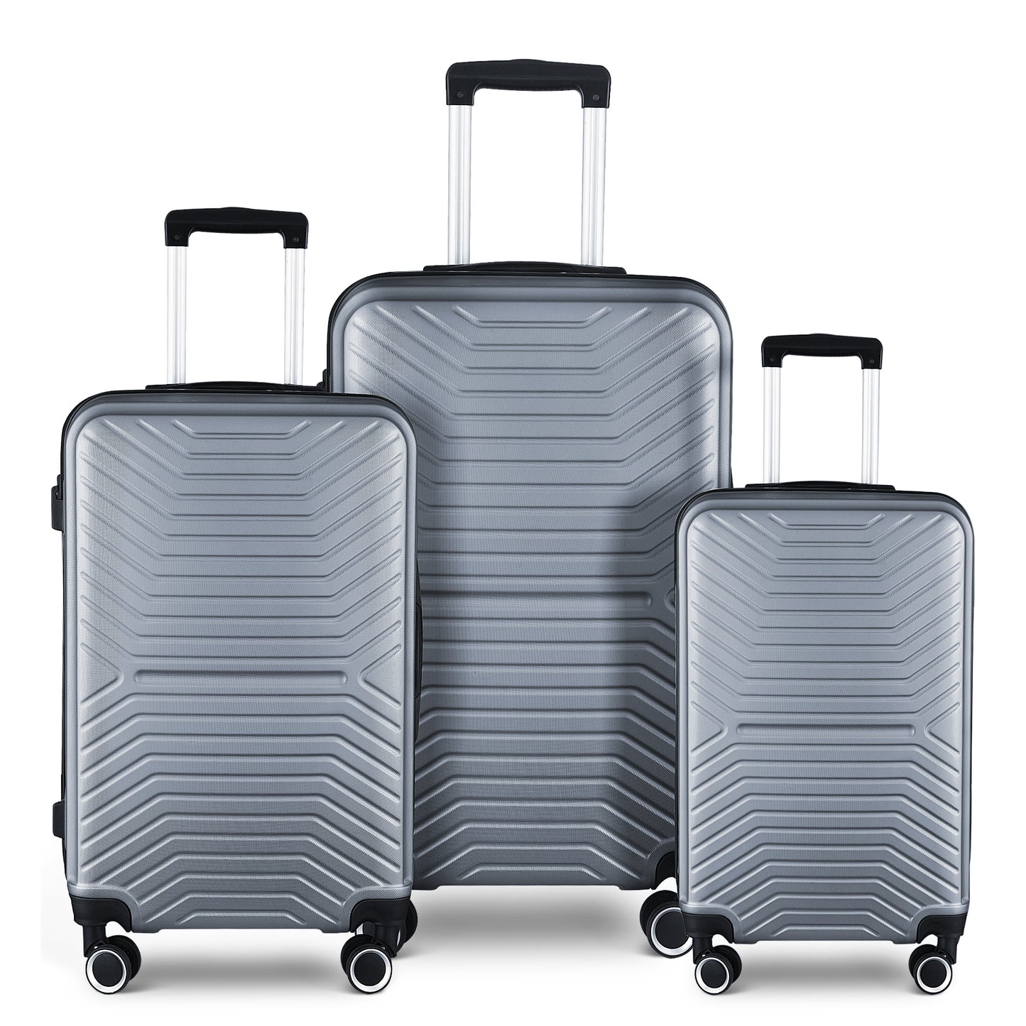 Luggage Sets Expandable ABS Hardshell 3pcs Clearance Luggage Hardside Lightweight Durable Suitcase sets Spinner Wheels Suitcase with TSA Lock 20in/24in/28in