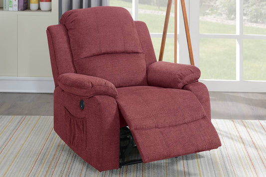 Paprika Red Velvet Power Recliner