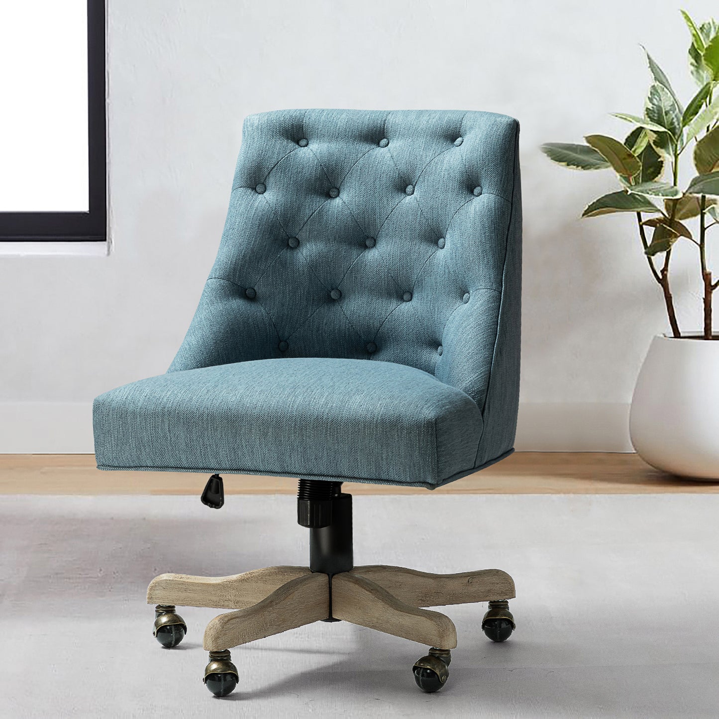 Syros Modern Office Chair with Tufted Back