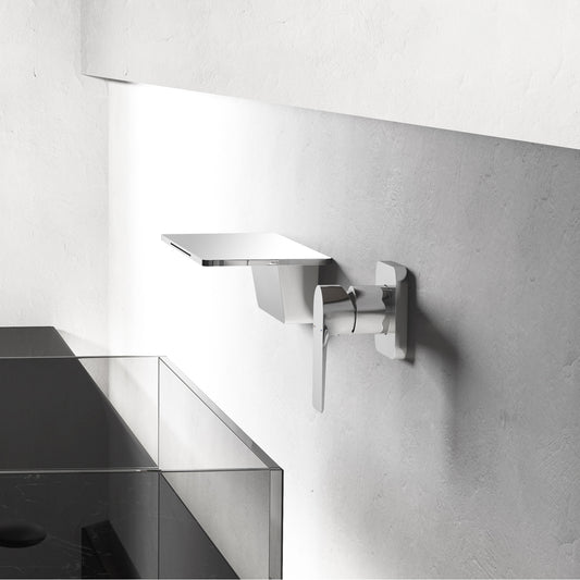 Elegant Chrome Waterfall Sink Faucet