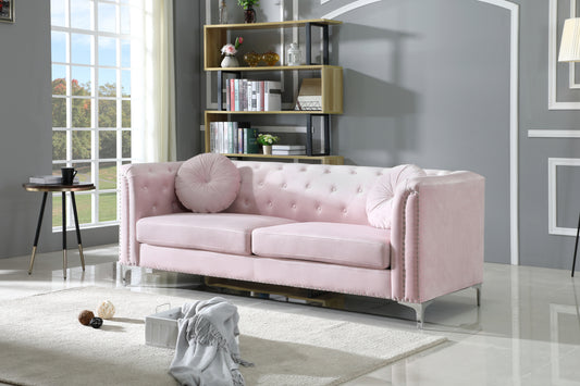 Pompano G894A-S Sofa ( 2 Boxes ) , PINK