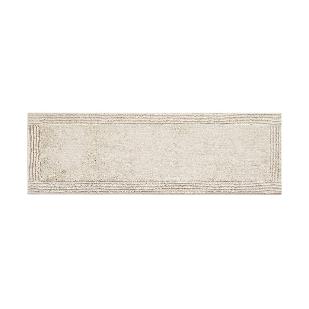 Sumptuous Reversible Cotton Bath Rug with Plush 3000 GSM Texture