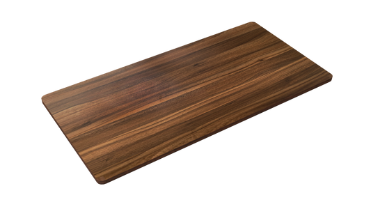 28x55-inch Walnut Finished MDF Desktop Tabletop