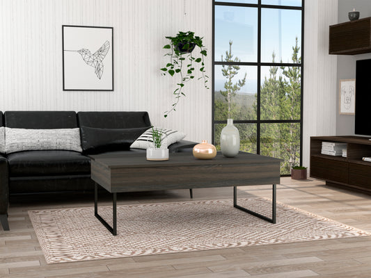 Suffolk Lift Top Coffee Table in Carbon Espresso - Stylish and Functional Piece for Your Living Space