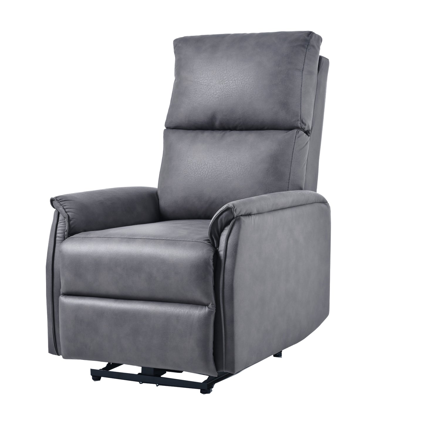 Dark Gray Electric Power Recliner Chair with USB Ports