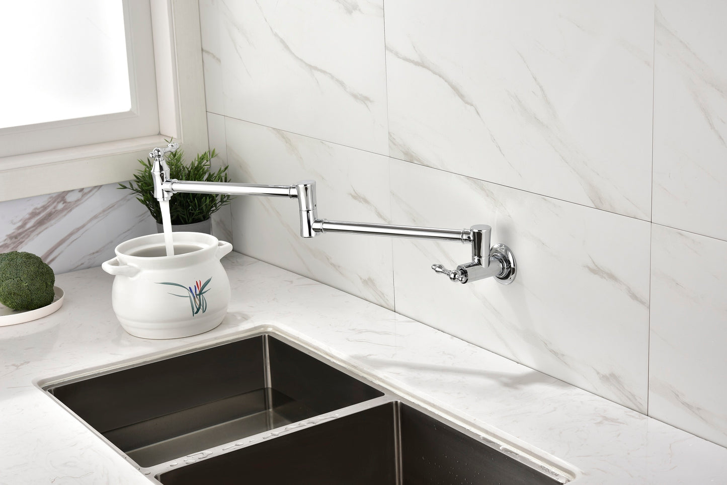 Pot Filler Faucet Wall Mount