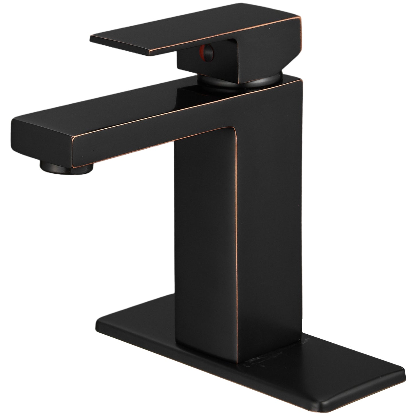 Single-Handle Low-Arc Oil Rubbed Bronze Bathroom Faucet with Easy Installation