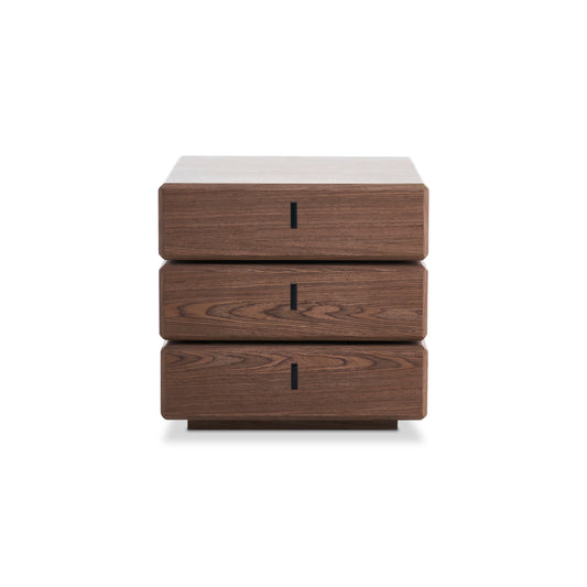 Walnut Magic Cube Storage Nightstand