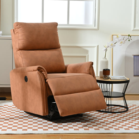 Compact Electric Recliner Chair with USB Port for Limited Spaces