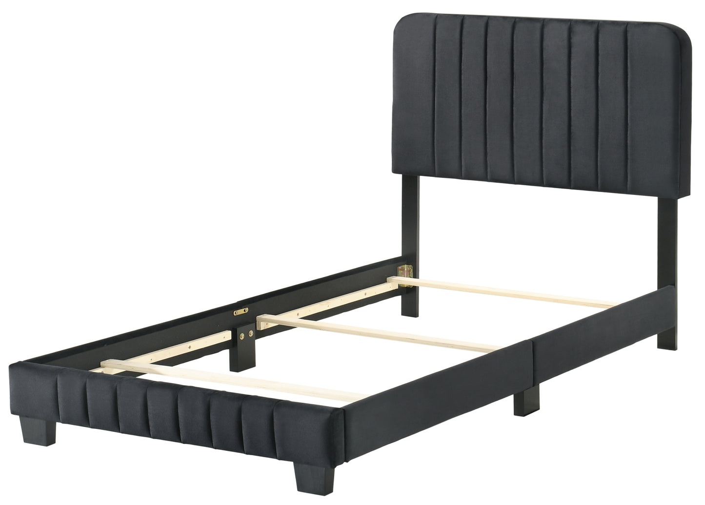 Lodi G0407-TB-UP TWIN BED , BLACK