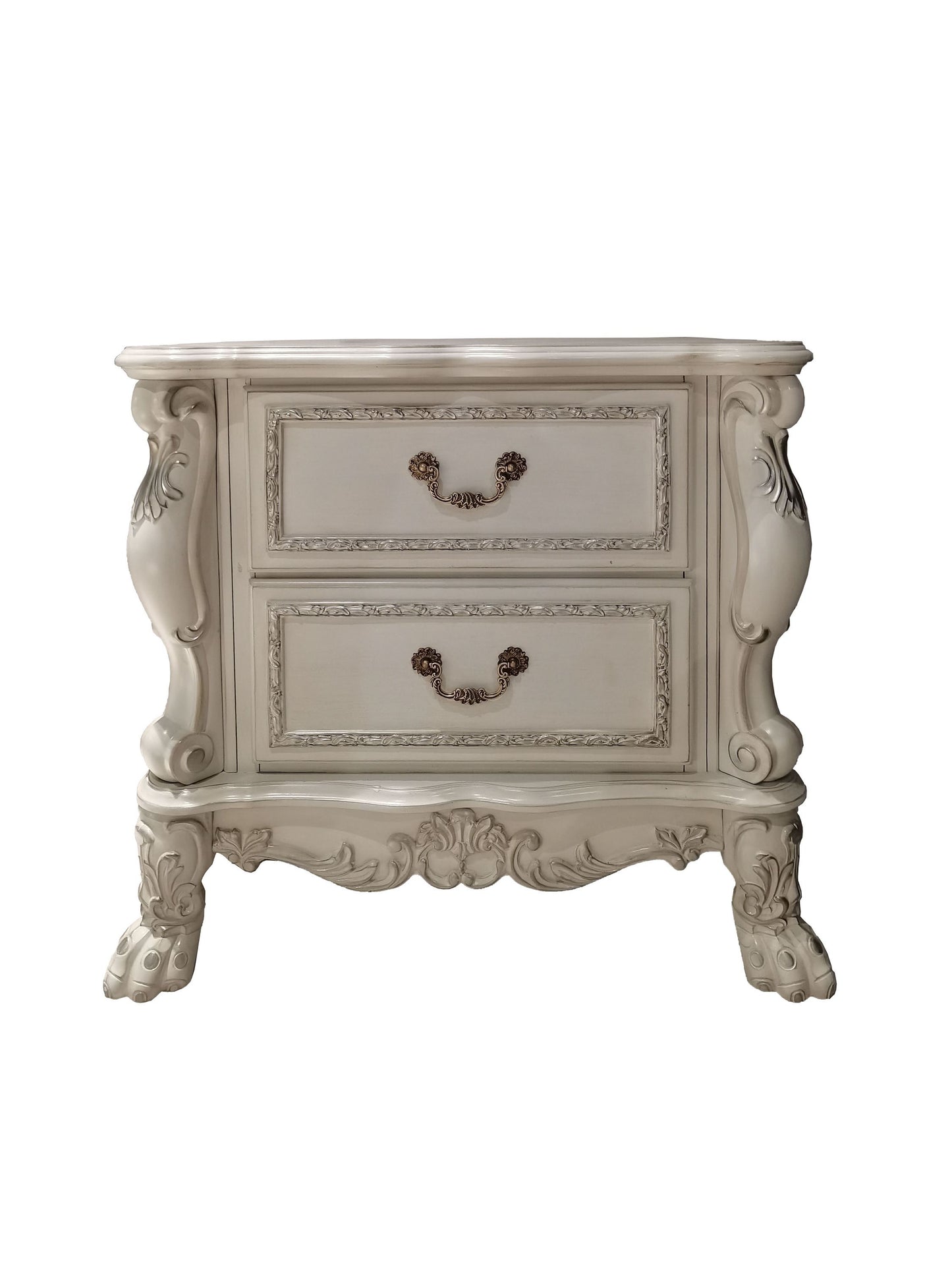 Dresden II NIGHTSTAND PU & White Finish BD01675