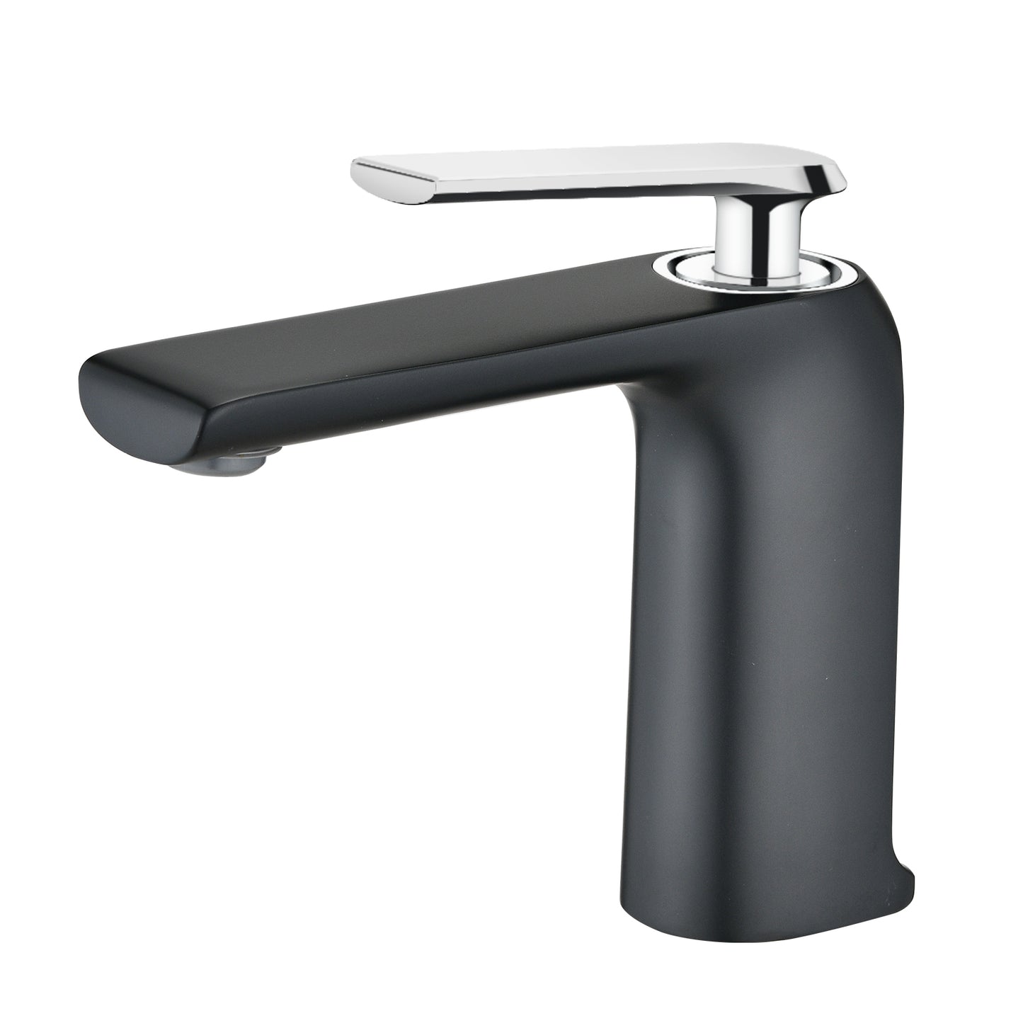 Matte Black Single Handle Bathroom Faucet