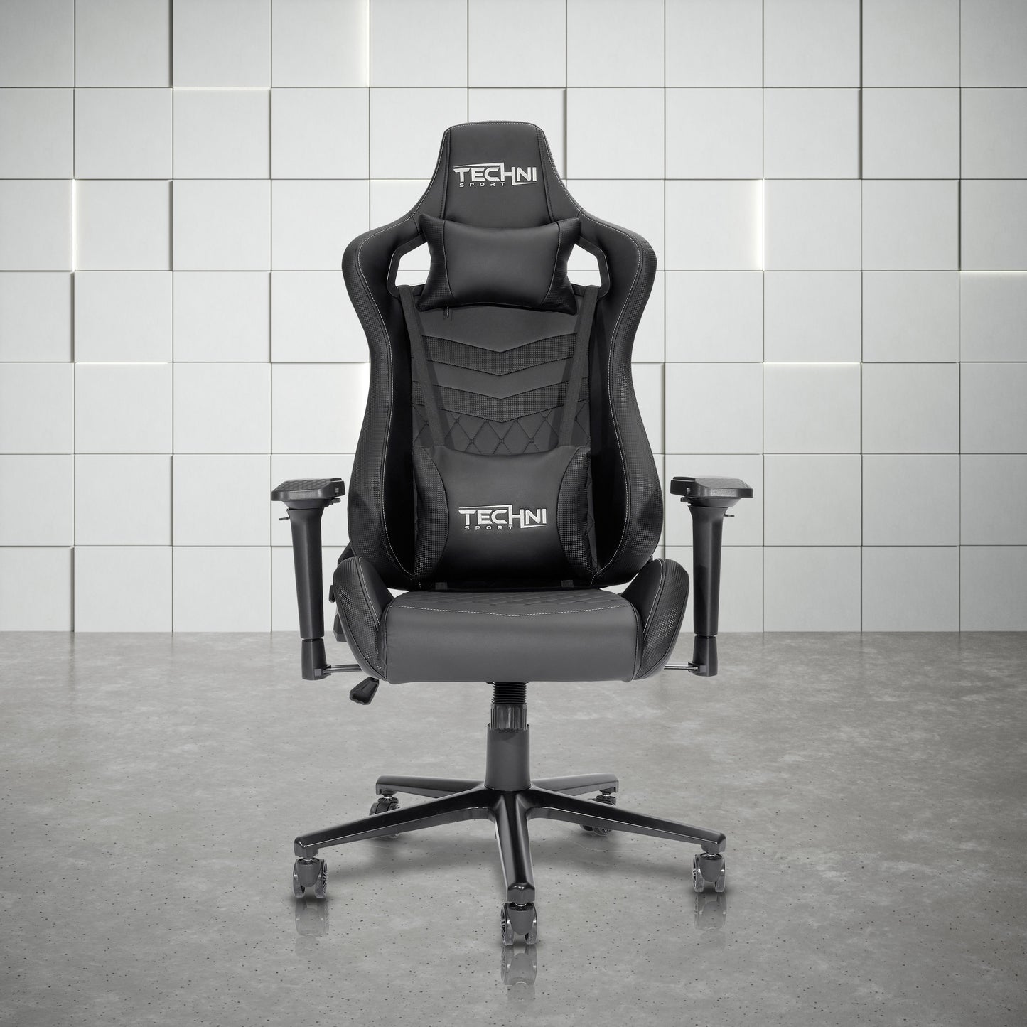 Techni Sport TS-83 Ergonomic High Back Racer Style PC Gaming Chair, Black