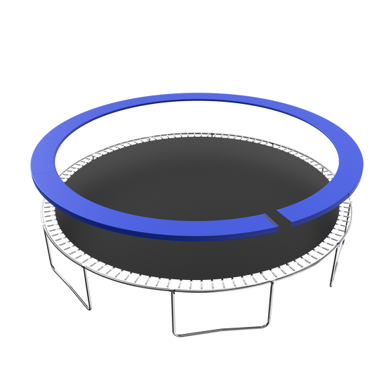 Trampoline Replacement Pad, 16FT Trampoline Spring Cover, No Holes for Poles, Water-Resistant Universal Round Trampoline Accessories Safety Pad