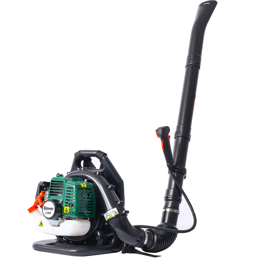 OSAKAPRO 52CC 2-Cycle Gas Backpack Leaf Blower with extention tube,green