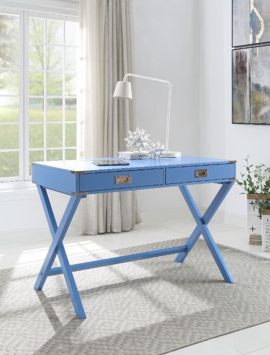 Blue Finish Amenia Office Desk