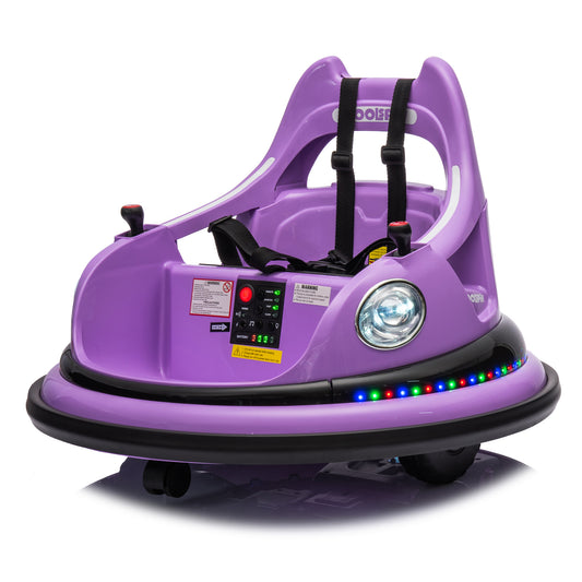 Electric Bumper Car for Kids Aged 1.5-5 Years Old with Remote Control and Safety Features