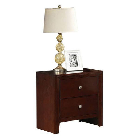 Ilana Nightstand in Brown Cherry 20403