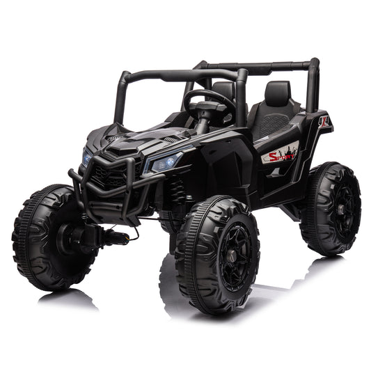 Ultimate Adventure 24V Ride-On UTV Car for Two Kids with Remote Control and Safety Belts