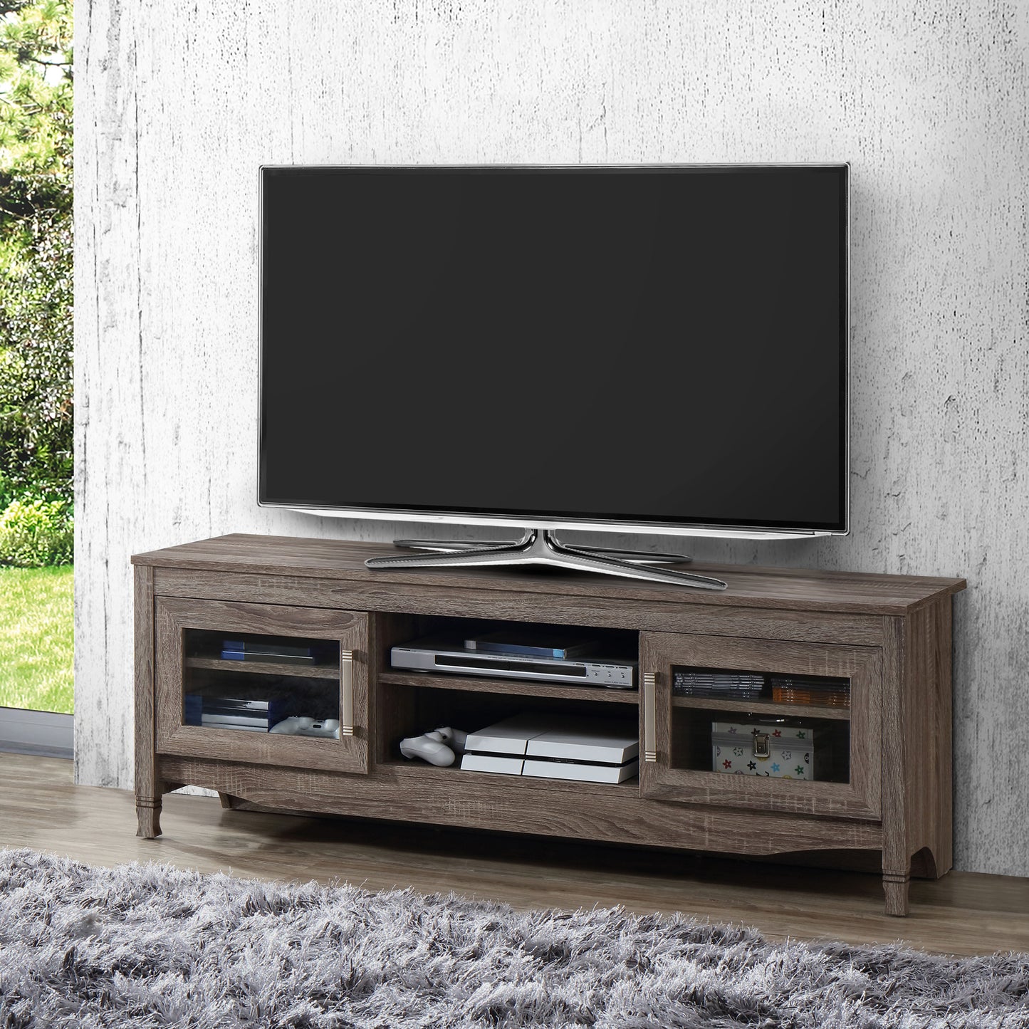 Driftwood Grey TV Stand