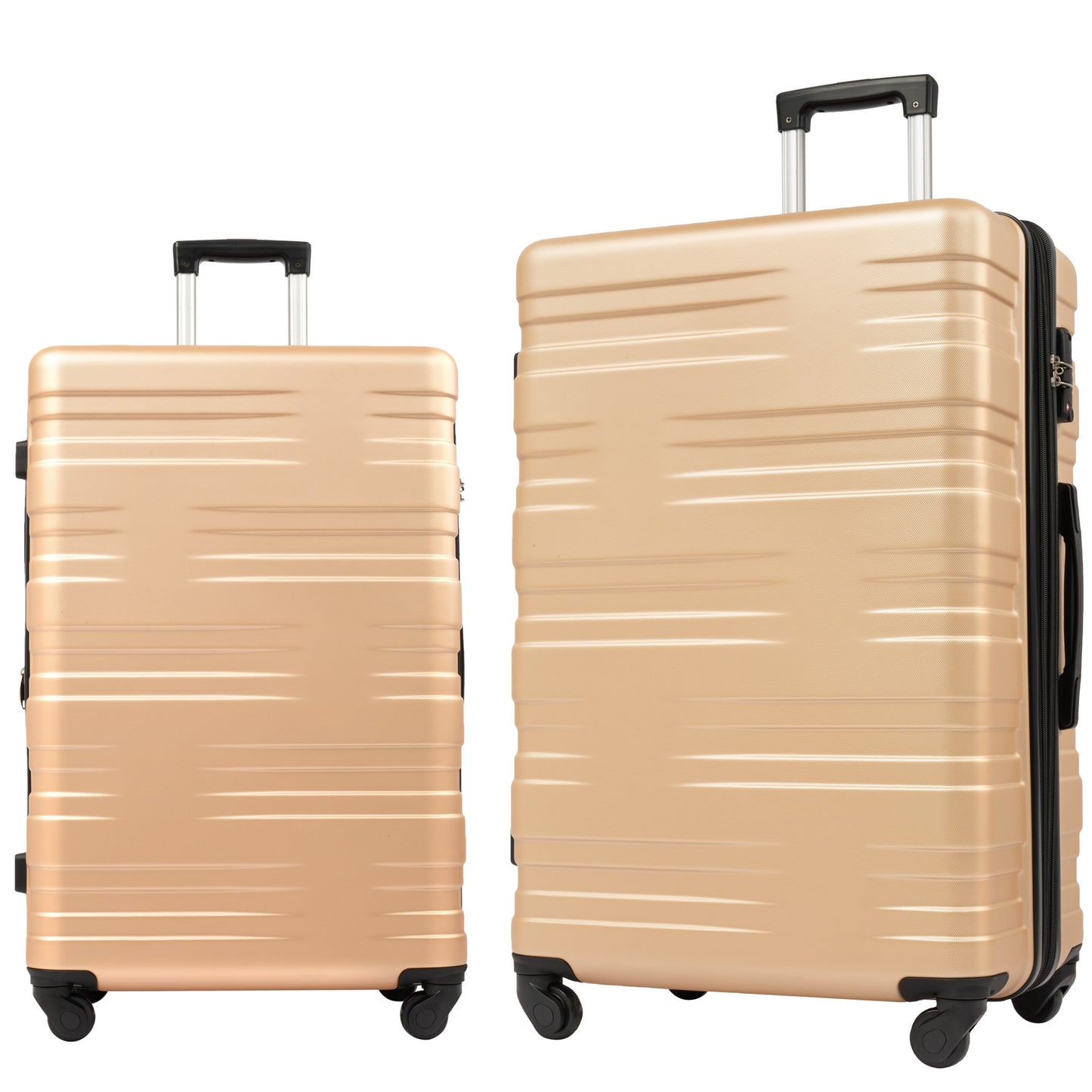 Luggage Sets of 2 Piece Carry on Suitcase Airline Approved,Hard Case Expandable Spinner Wheels