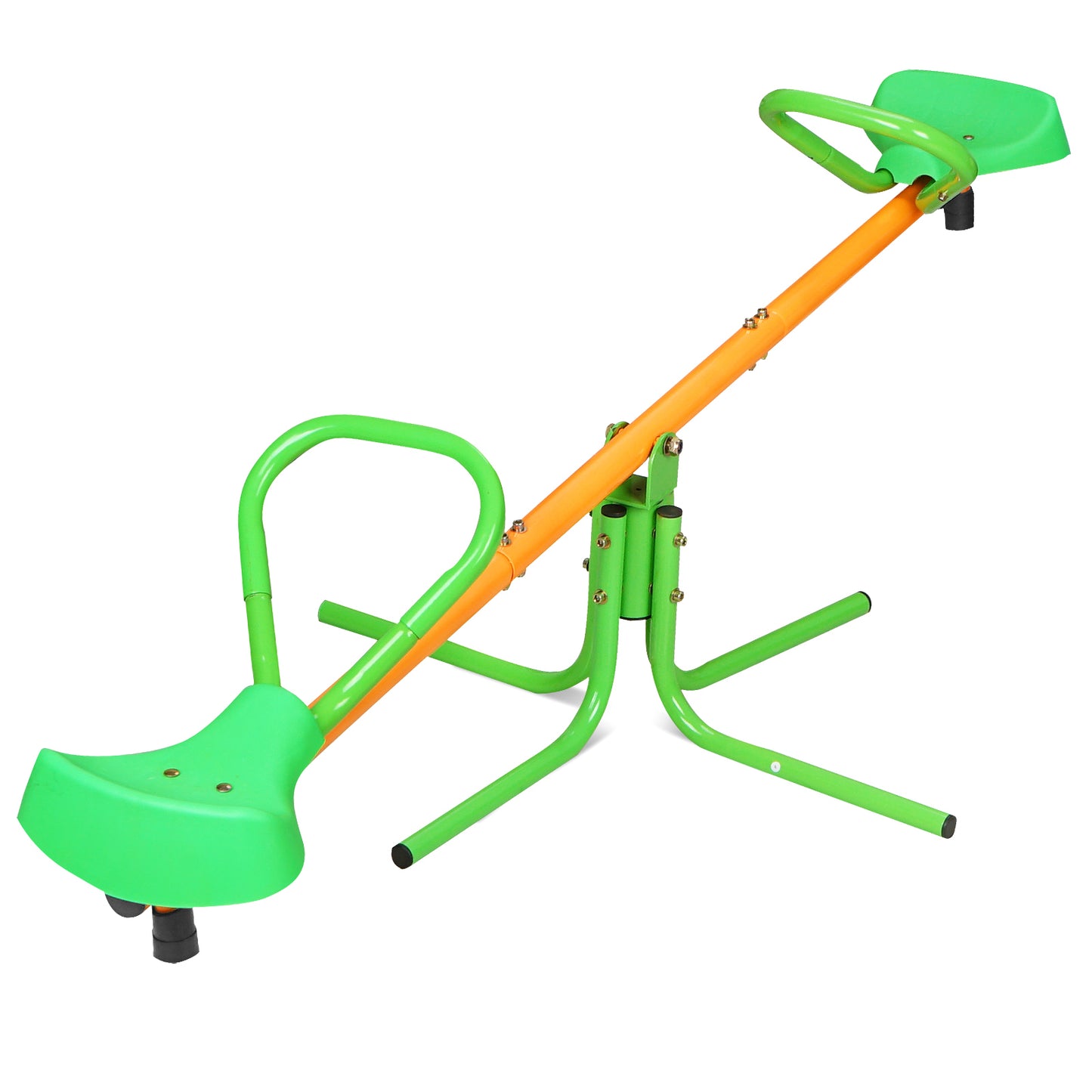 Outdoor Kids Spinning Seesaw with 360 Degree Rotation