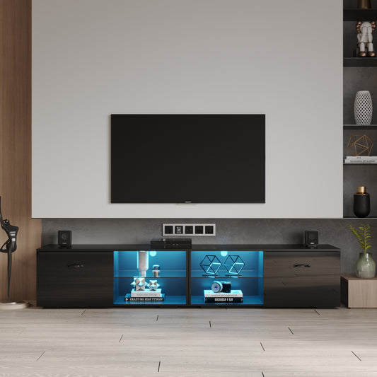 Stylish LED TV Stand and Cabinet Set for Contemporary Living Rooms