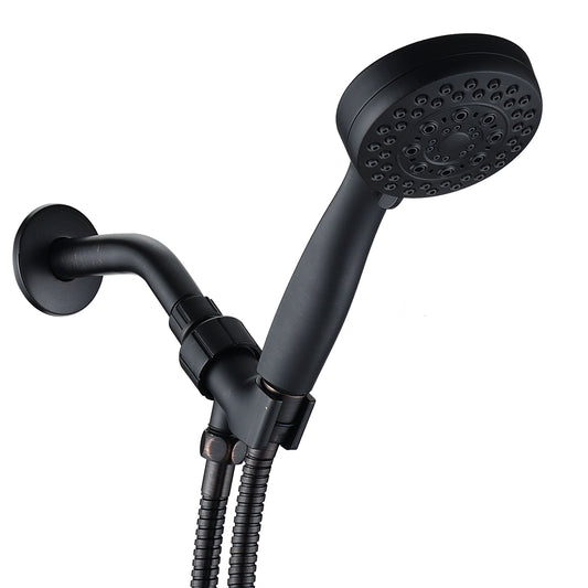 Luxurious Oil Rubbed Bronze Handheld Shower Head with High Pressure Performance