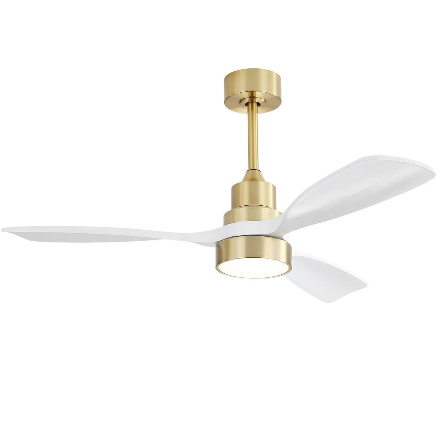 48 Inch Contemporary Ceiling Fan With Energy-Efficient DC Motor Noiseless Operation and Remote Control