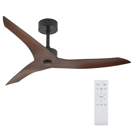 52 Energy-Efficient Farmhouse Ceiling Fan with Remote Control for Indoor and Outdoor Spaces