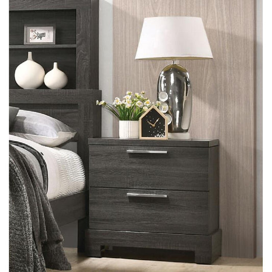 Lantha Nightstand in Gray Oak 22033