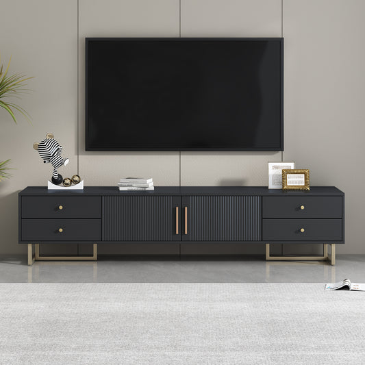 Entertainment Center TV Console with Storage for 65+ Inch TV